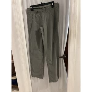North Face Gray Horizon II Role Up Leg Hiking Pants Sz 6 As Is